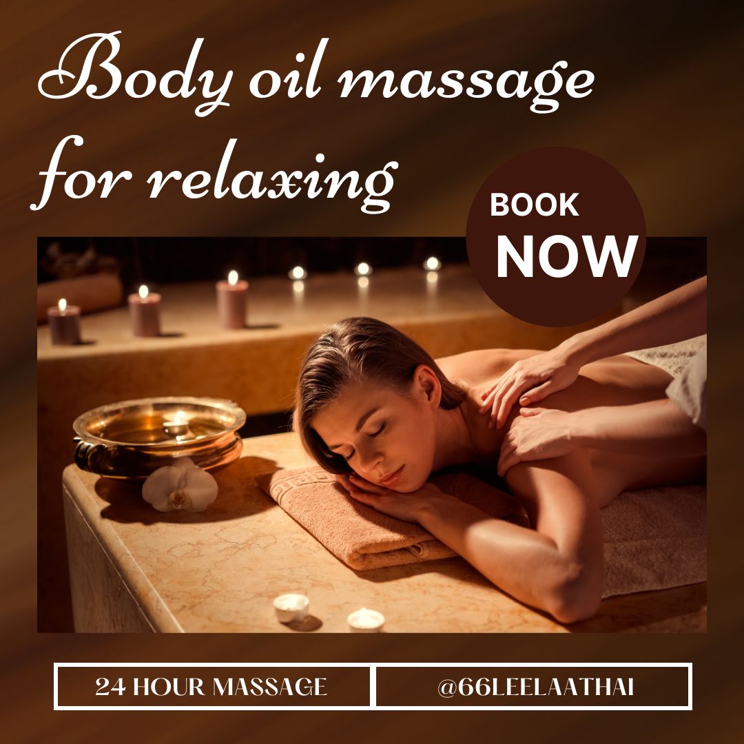 Body Oil Massage for Relaxing