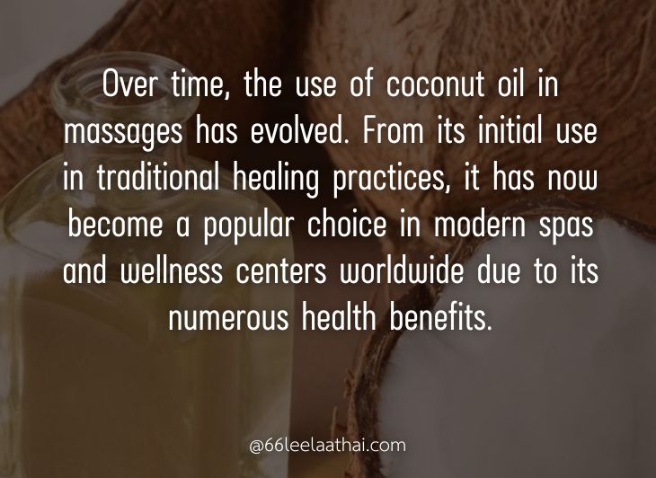 Coconut Oil Massage